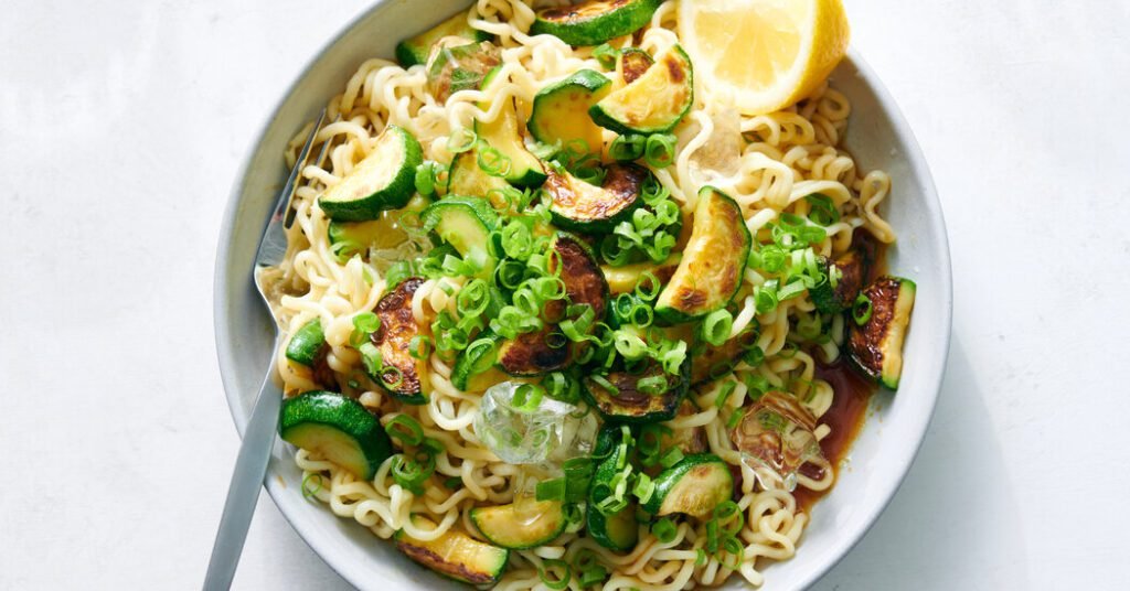 Noodles & Company: Zucchini & Asparagus with Lemon Sauce