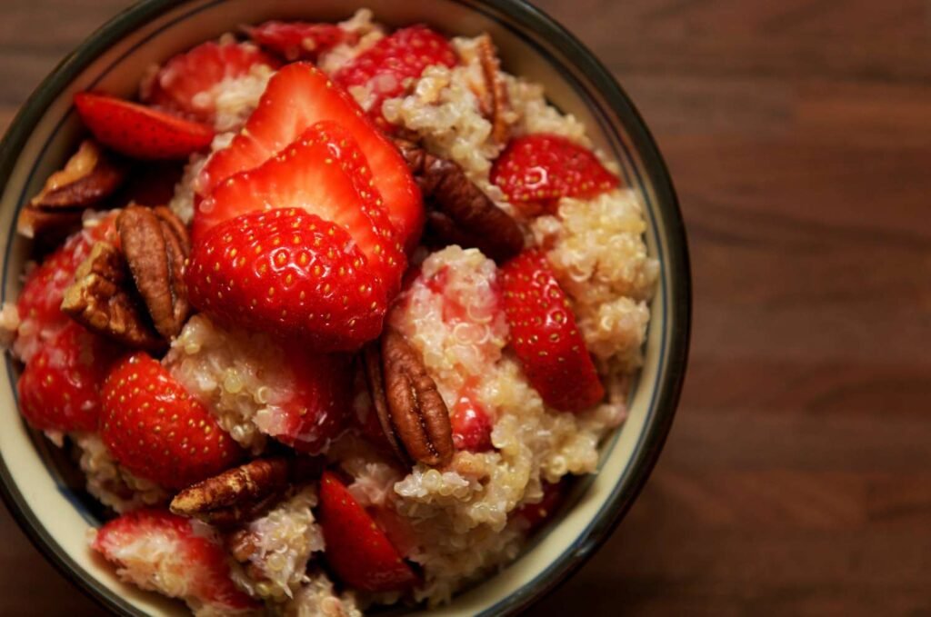 Panera Bread: Steel Cut Oatmeal with Strawberries & Pecans