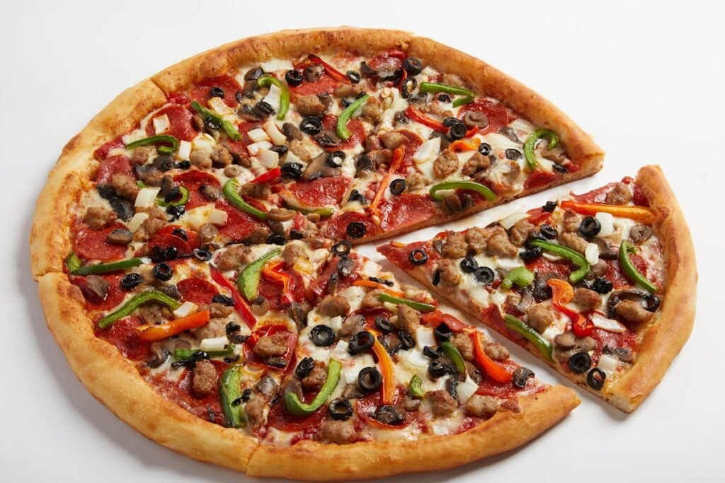 Sbarro: Veggie Thin Crust Pizza Slice